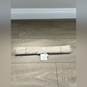 NWT Studio McGee Natural Linen Blend Table Runner